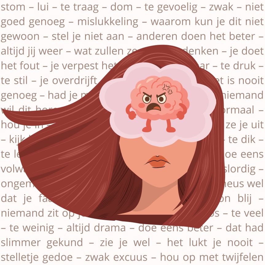 Hoe vriendelijk ben jij tegen je innerlijke&nbsp;criticus?