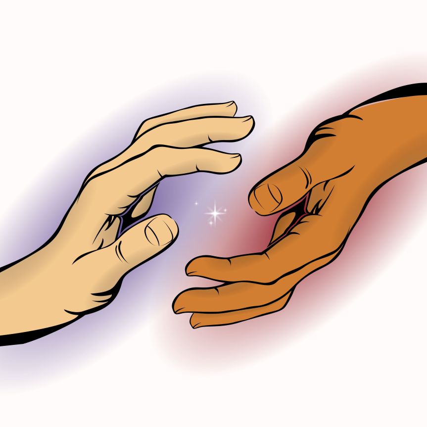 De kracht van&nbsp;aanraken